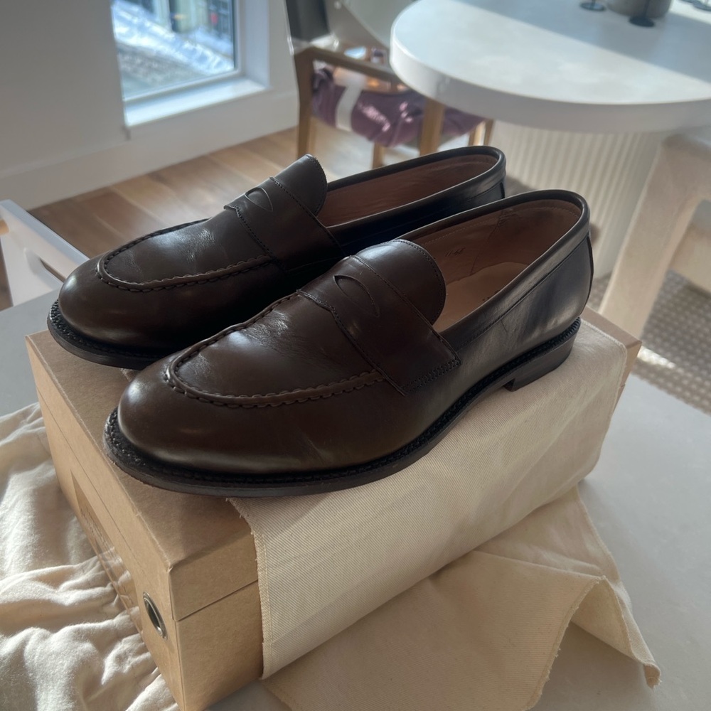 Grant Stone Traveler Penny Dark Olive Chromexcel 11.5E - Picture 3 of 11